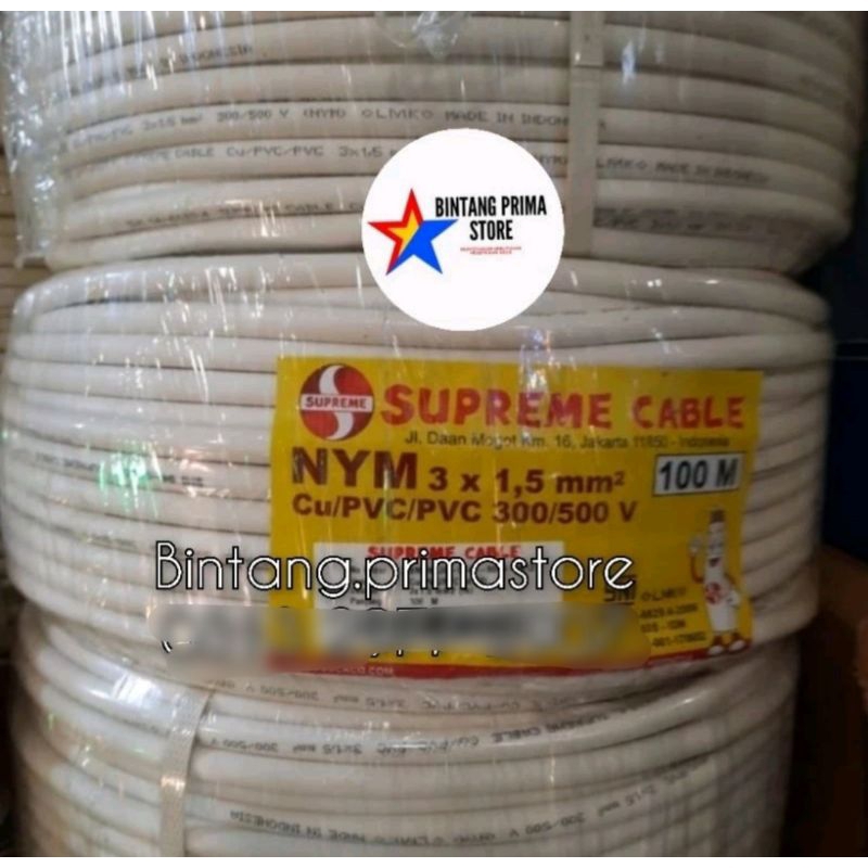 Kabel NYM 3x1.5mm Supreme @100M