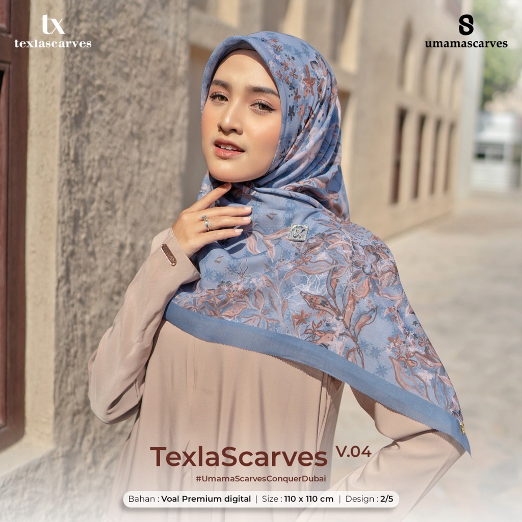 HIJAB SEGI EMPAT TEXLA SCRAVES BY UMAMA