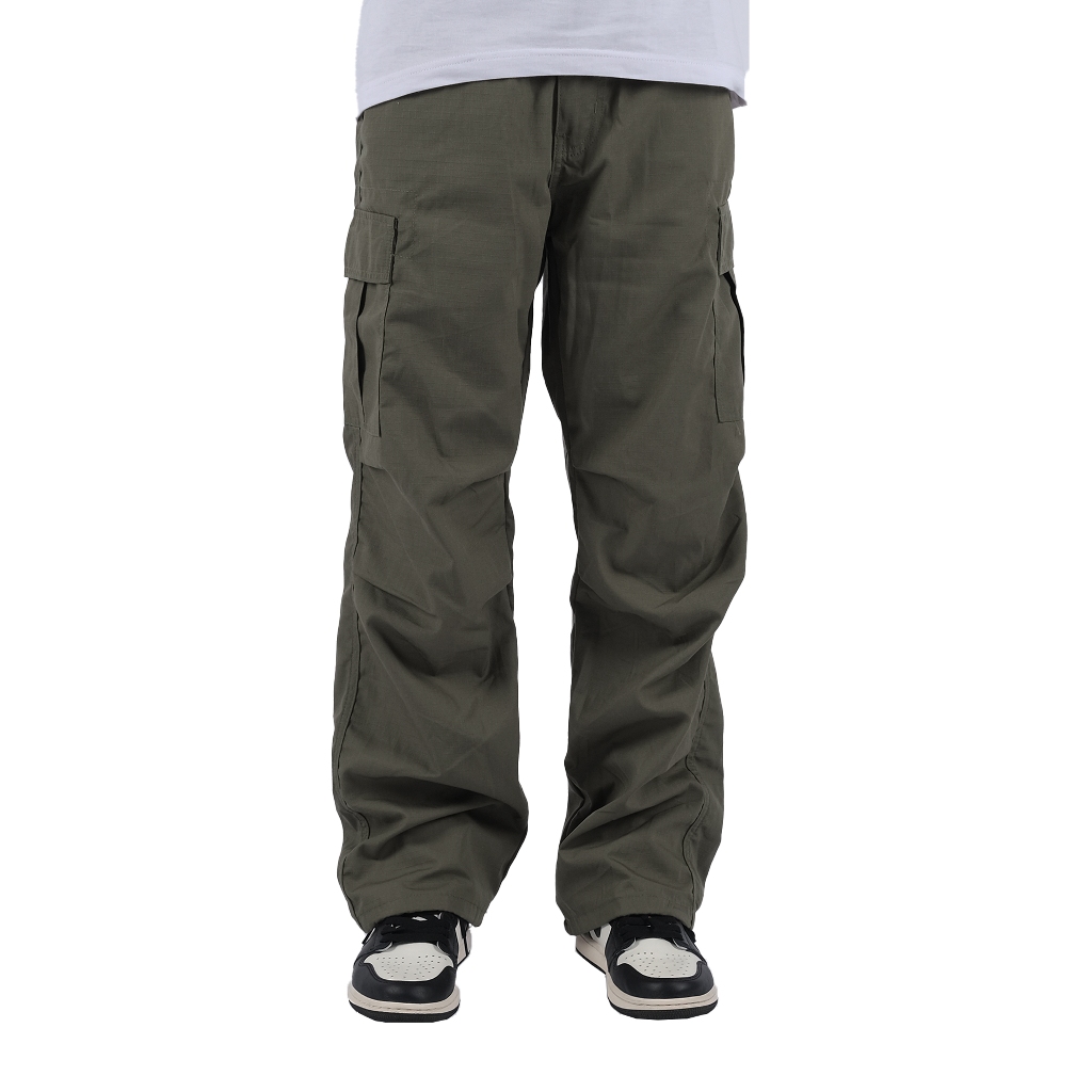 Gozeal | Balloon Cargo Pants | Cold Olive