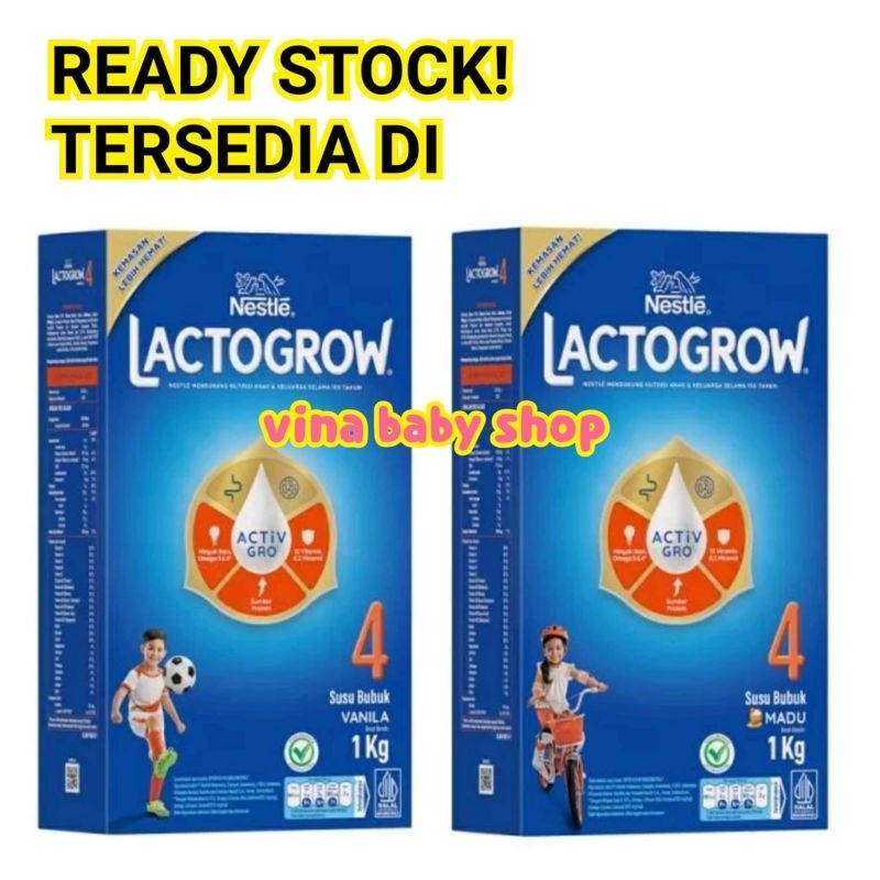 

LACTOGROW 4 VANILA MADU 1KG