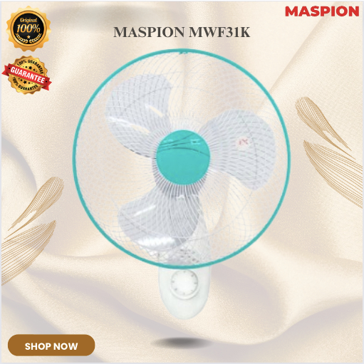 KIPAS ANGIN DINDING MASPION MWF31K/MWF-31K/MWF-31-K/MWF 31 K/MWF 31K/ORIGINAL BERGARANSI RESMI