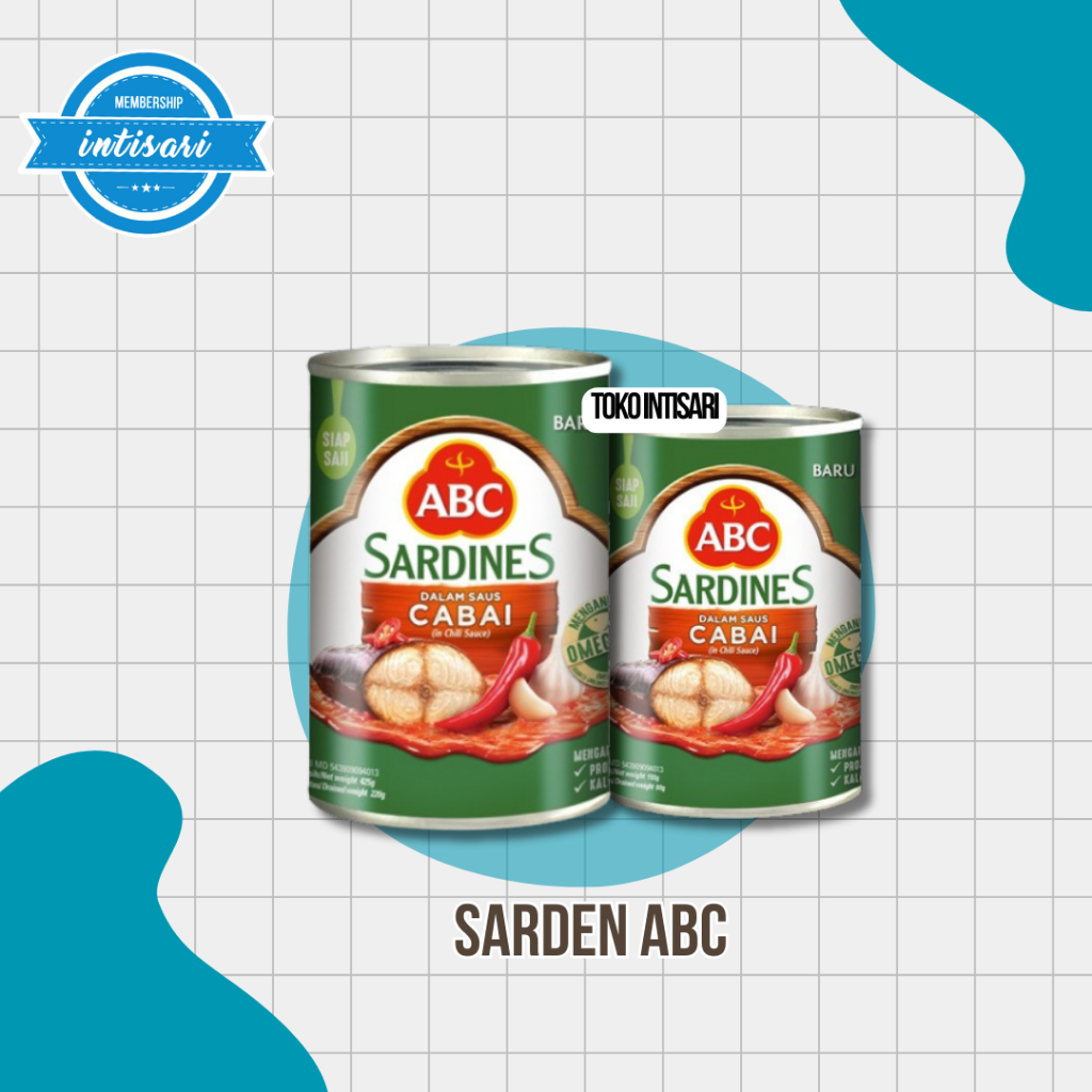 

Abc Sarden Saus Cabai 155gr & 425gr