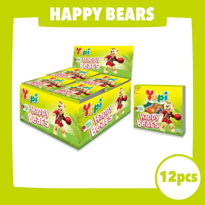 

YUPI HAPPY BEARS (BIG) 12PCS