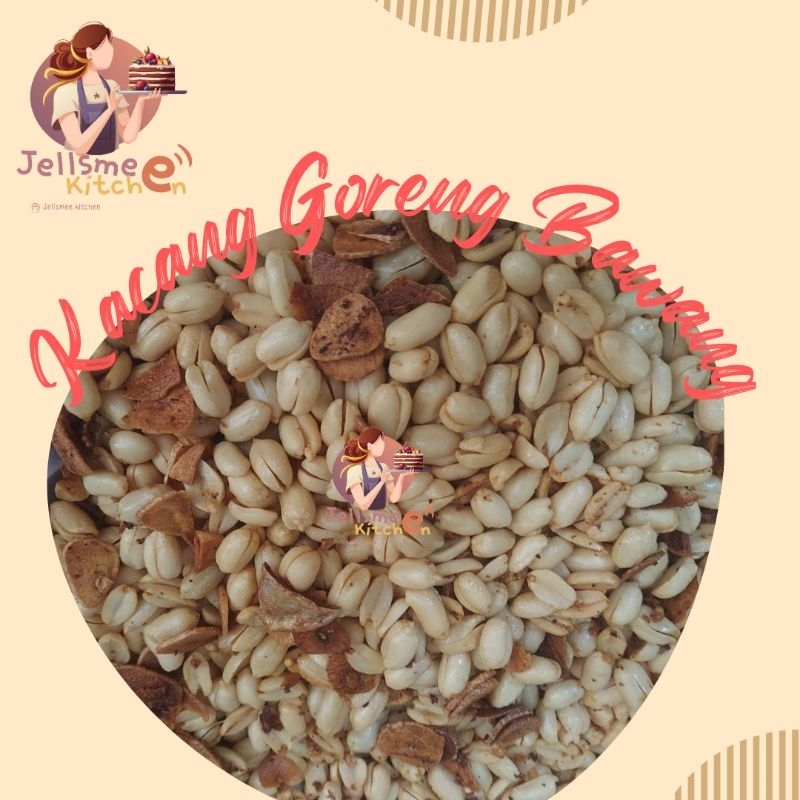 

KACANG GORENG BAWANG PUTIH 100% ASIN PAS GURIH , RENYAH