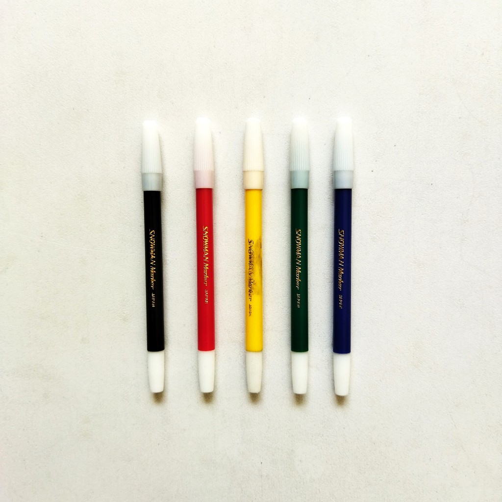 

ANNYEONG HASEYO GIFT SHOP | Spidol Snowman Marker Warna | Spidol Kecil | Sign Pen PW-1A | Tinta Water Based