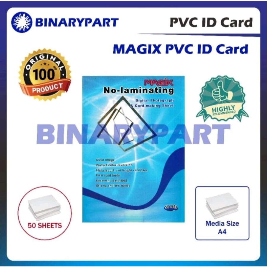 

Pvc Id Card isi 50 set