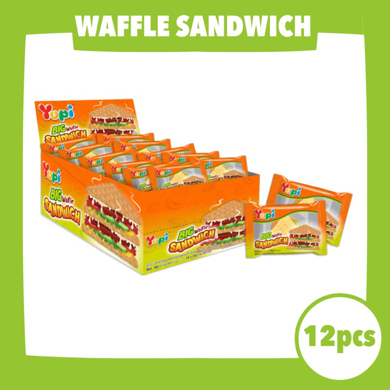 

YUPI WAFFLE SANDWICH 12PCS