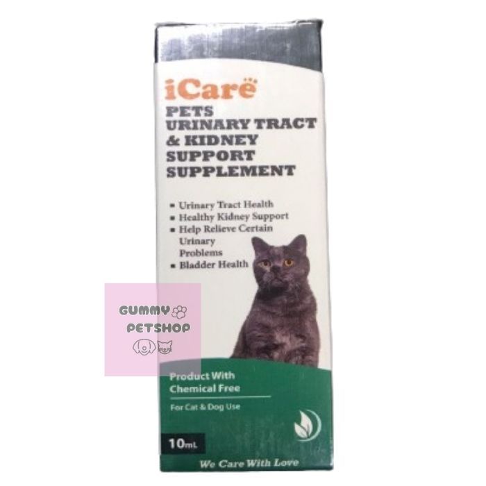 iCare Pets Urinary Tract & Kidney Support Supplement 10ml Untuk Kucing & Anjing