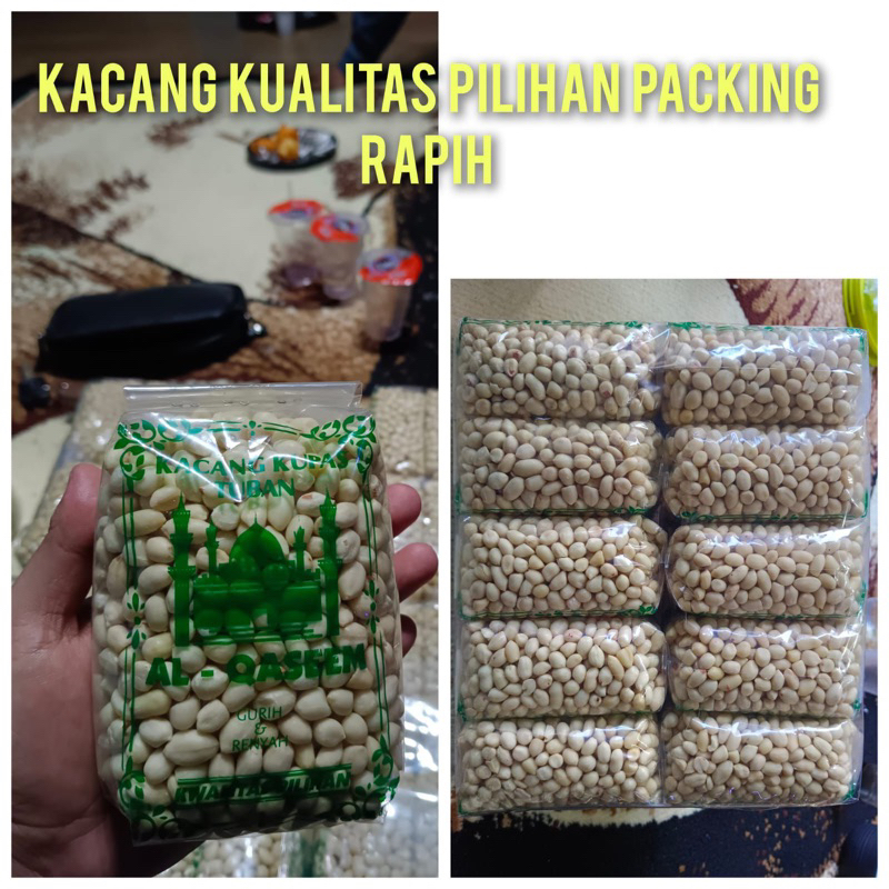 

Kacang kupas asli tuban lebaran idul fitri 380 gram