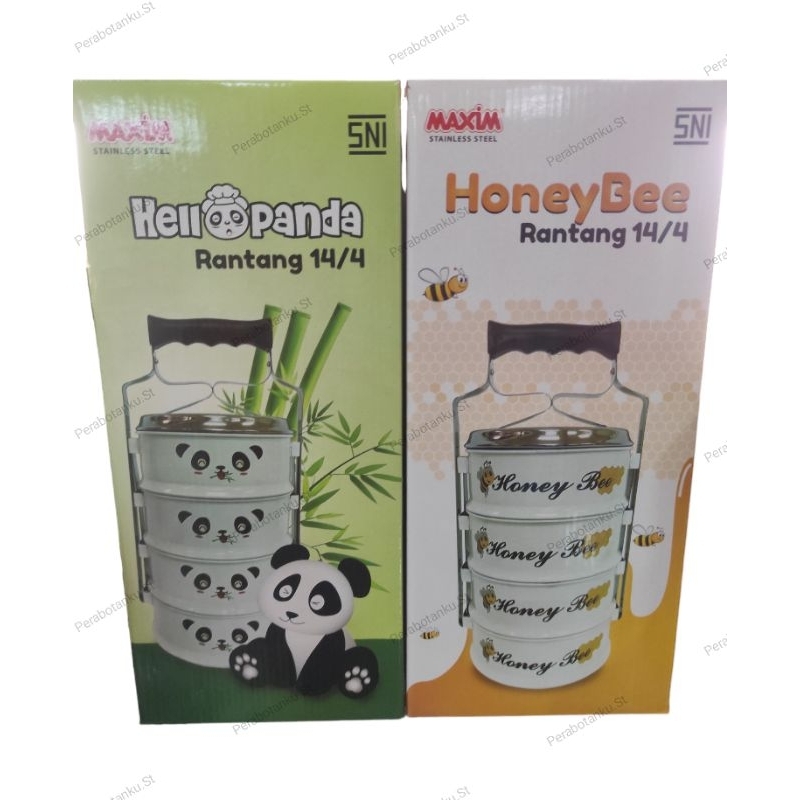 RANTANG SUSUN 4 MASPION STAINLES / RANTANG BEKAL MAKAN