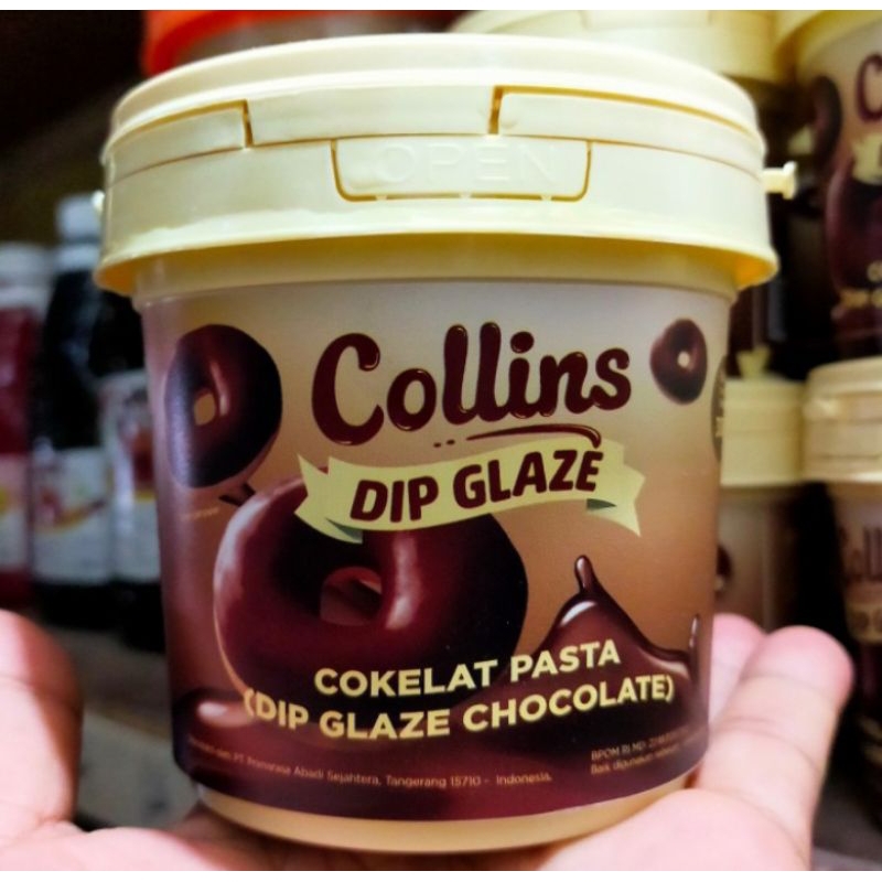 

Collins Dip Glaze Rasa Coklat 300gram