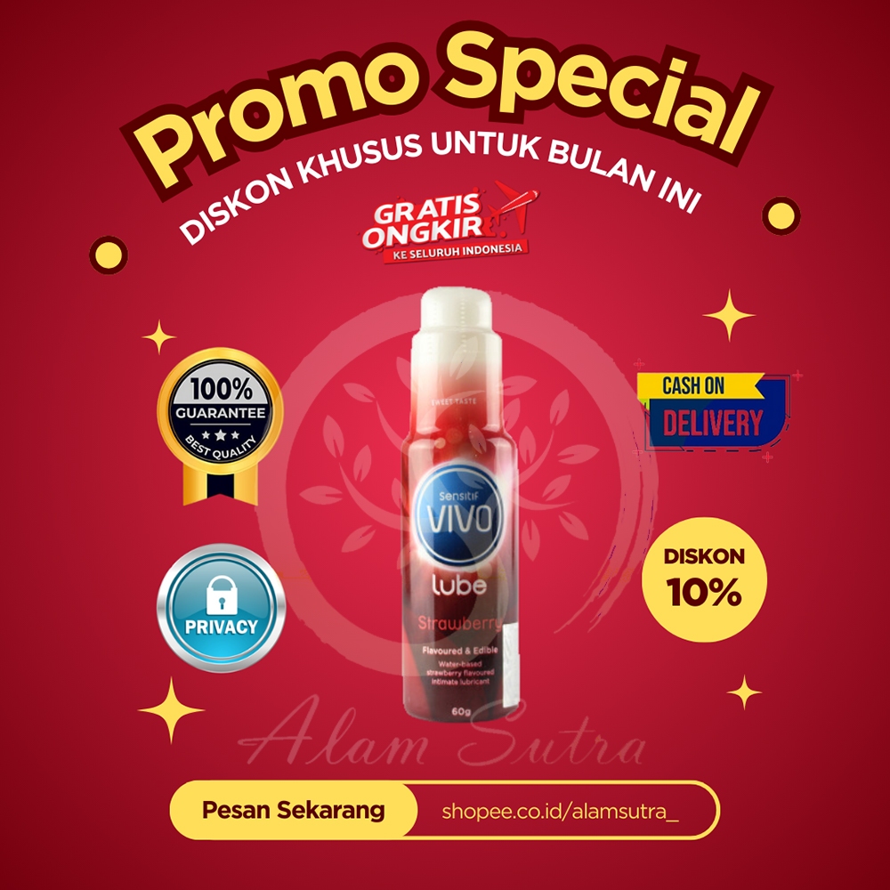 Vivo Lubricant Strawberry 60 gr