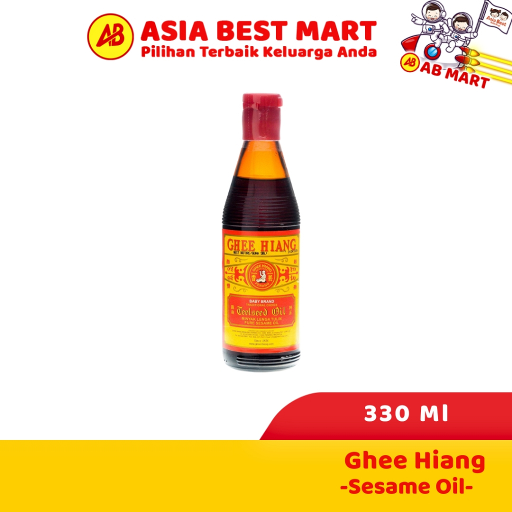 

Ghee Hiang Sesame Oil 330 Ml Minyak Wijen Malaysia Dressing Makanan ( Khusus Gosend/ Grab Medan)