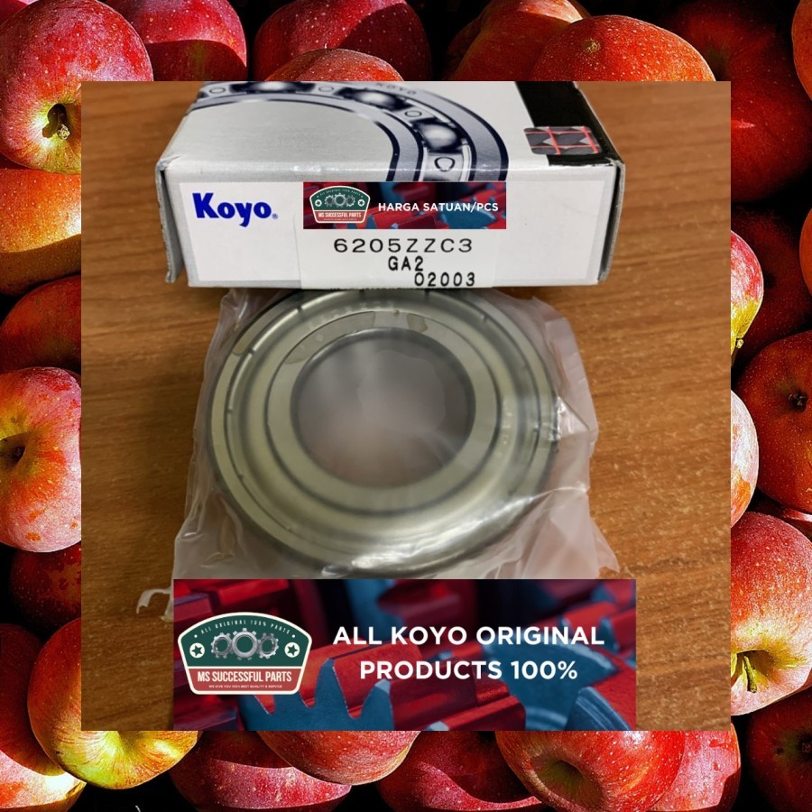 BEARING 6205 ZZ C3 KOYO JAPAN 6205ZZC3