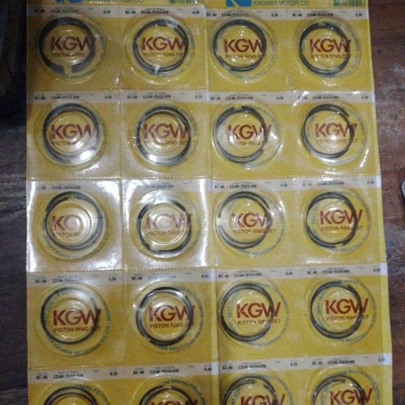 VEER SEKER RING PISTON RC80 OS STD 50 100