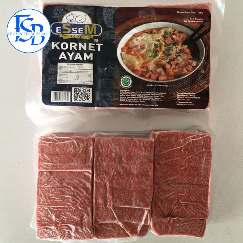 

Kornet Ayam Essem 450gr