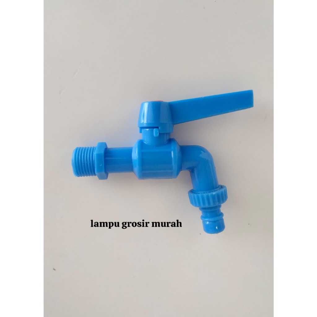 KRAN AIR PLASTIK LOTUS 1/2 INCI ENGKOL PANJANG