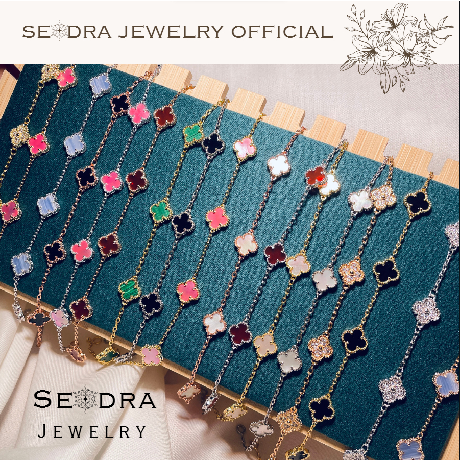 SEODRA PREMIUM •  PREMI VCA Vancleef Sweet • Gelang Bunga Kecil VAN CLEEF & ARPELS COLOUR Sweet • Pe