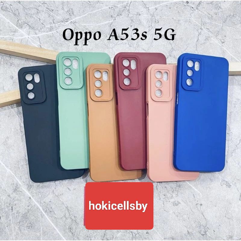 Soft Case Macaron For hp OPPO A53 4G / A53S  Pro Camera Cesing Cover