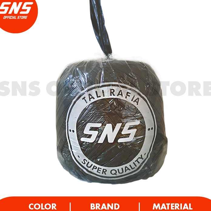 

Terbaru TALI RAFIA 1kg Hitam Tebal SNS