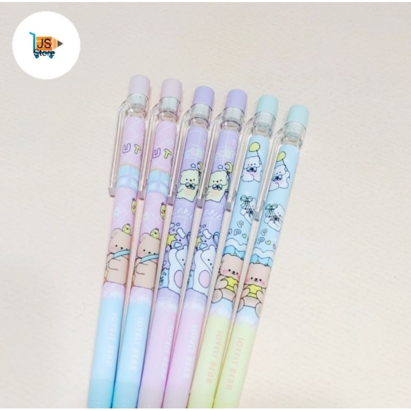 

Pensil Mekanik 0.5mm Fancy Karakter Teddy Bear Lucu Murah Bagus / Pensil Cetek Fancy Karakter Anak
