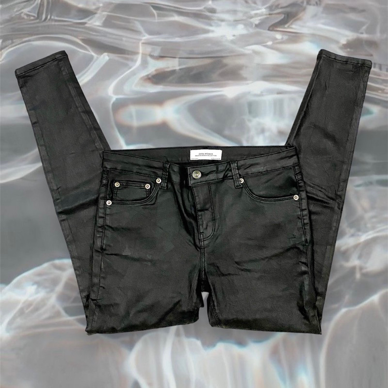 Celana Leather Zara Woman