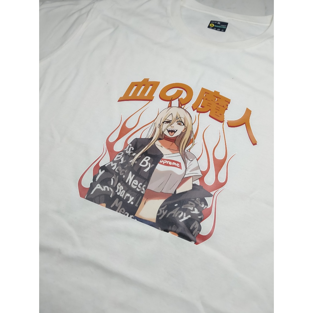Tshirt 02 Zero Two - Kaos Chainsawman - Baju Streetwear - Kaos Oblong