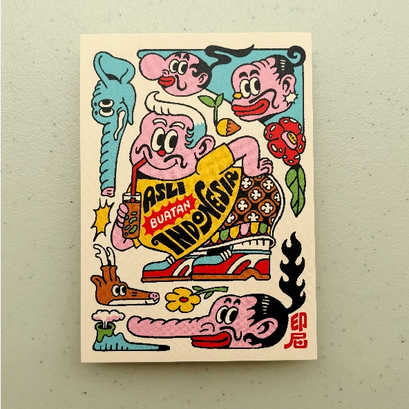 

Postcard Asli Indonesia