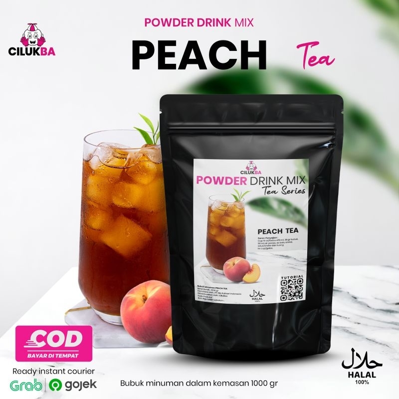 

Bubuk Minuman Instan Rasa Peach Tea 1 kg Cilukba Powder