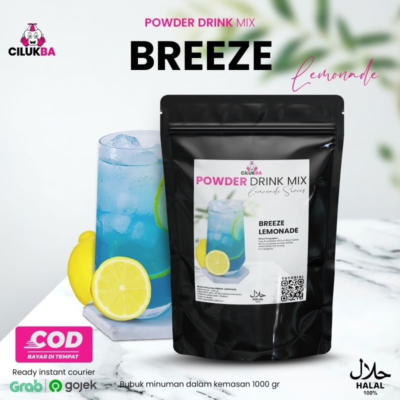 

Bubuk Minuman Instan Rasa Breeze Lemonade 1 kg Cilukba Powder