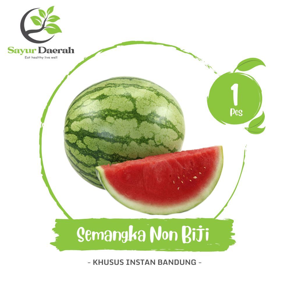 

Semangka Non Biji 1 Pcs | Sayur Daerah