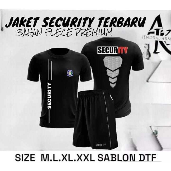 Kaos Stelan security terbaru / kaos security / bahan dryfit milano /bisa cod