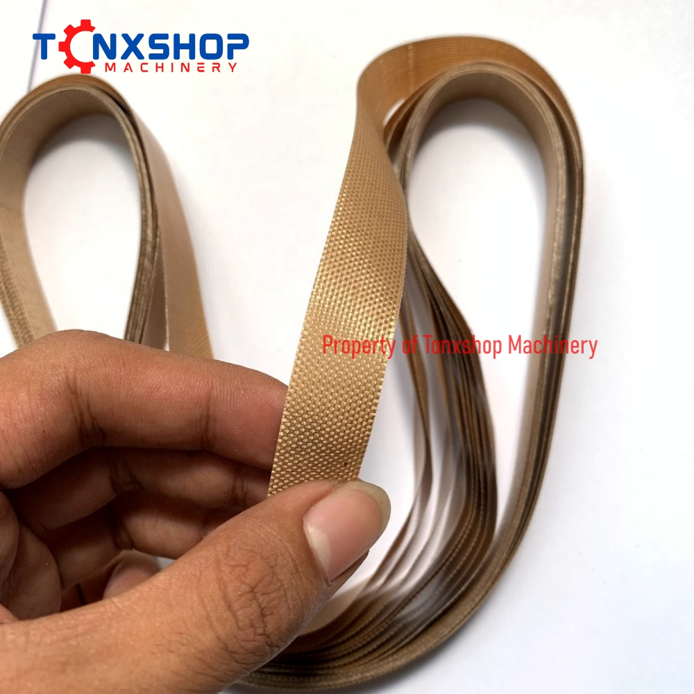 Teflon Belt 15X750 Mm Pita Sealer Continuous Band Sealer Fr-800 Fr-900 Dbf-900 Heavypack Powerpack