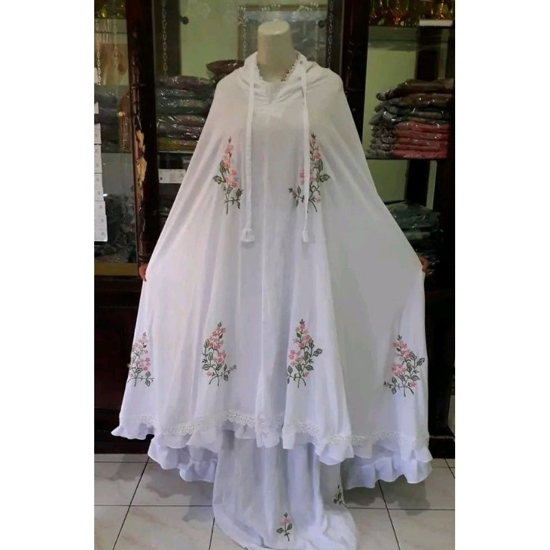 mukena putih jumbo