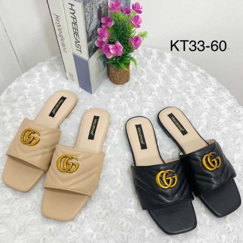 SANDAL TEPLEK IMPORT WANITA VINCAMORE KT33-60