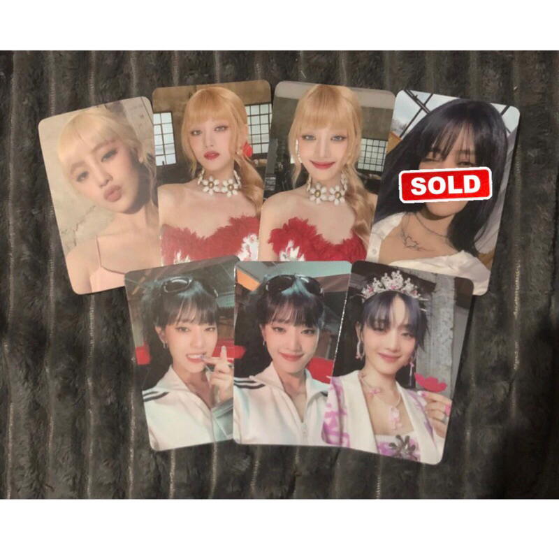 OFFICIAL PHOTOCARD MINNIE (G)I-DLE POB I BURN I LOVE I FEEL KTOWN DEAR MY MUSE DMM MAKESTAR