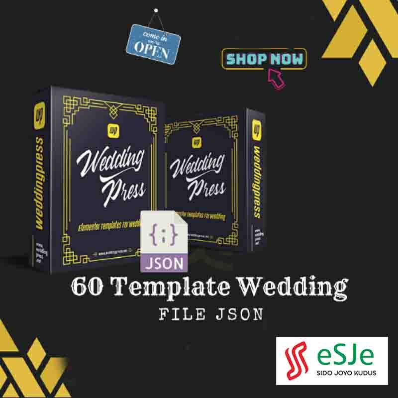 Template Undangan Digital Weddingpress File Json Bukan Plugin