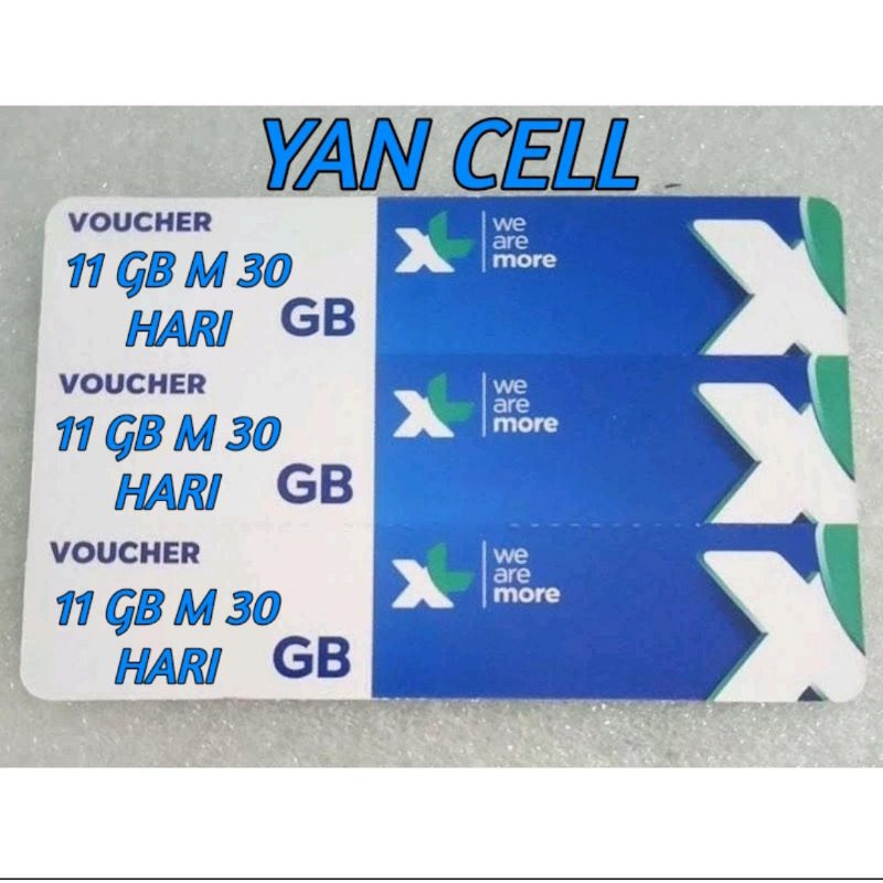 VOUCHER XL 11 GB M 30 HARI