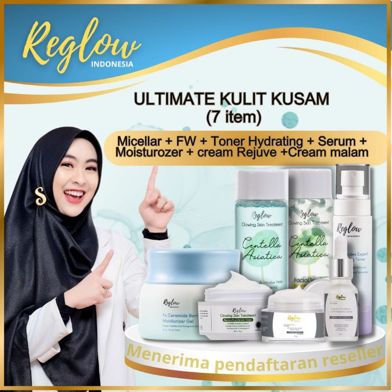 COD BISA - SBS8 PAKET ULTIMATE KULIT KUSAM Skincare Skin Barrier Reglow Agen Stokis dr.Shindy Putri 