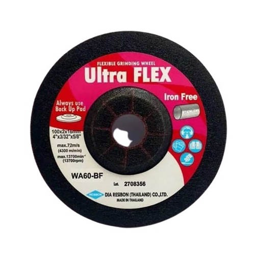 Ultraflex mata gerinda Wa 60-bf flexible diameter 4" inch batu gerinda batu potong poles ultraflex