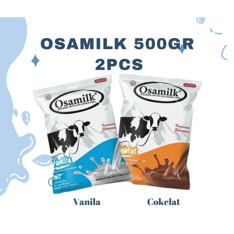 

[ Terlaris ] Osamilk 2pcs 500gr - Susu penggemuk badan