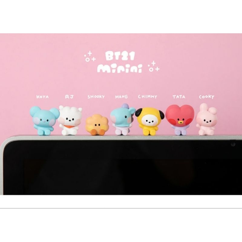 READY OFFICIAL BT21 MONITOR FIGURE  ( BACA DESKRIPSI )