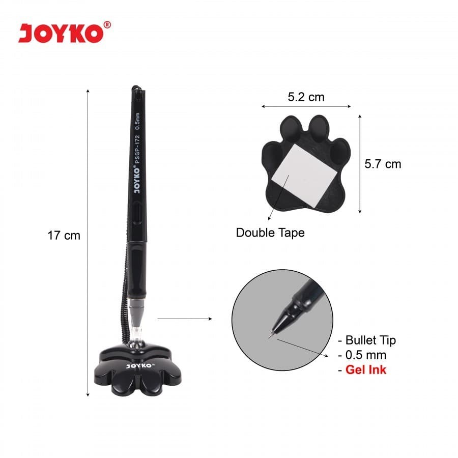 

JOYKO BALLPOINT SPIRAL PSGP-172 HITAM - BULPEN MEJA - PULPEN