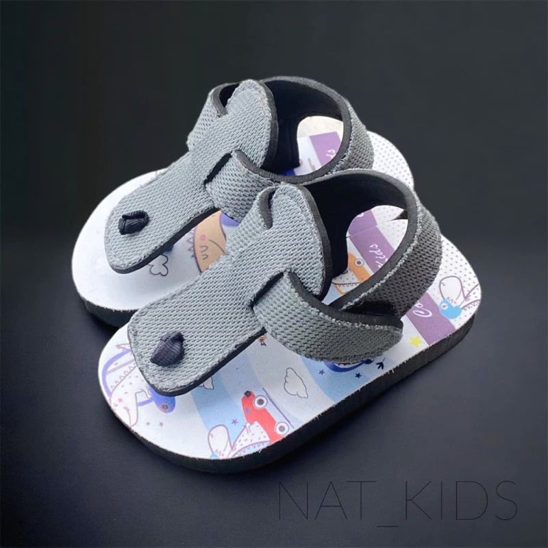 Okeoke_Makassar - Sepatu Sandal Anak Laki Laki  Sendal Jepit Bayi Selop Slop Prepet Balita 1 2 3 Tah