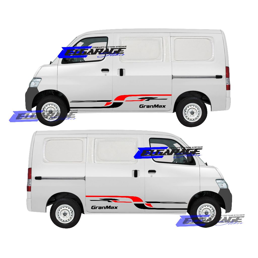 sticker sticker mobil grand max cutting sticker body samping mobil grand max