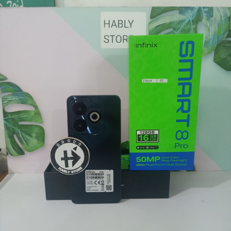 INFINIX SMART 8 PRO 8/128 GB SECOND FULLSET