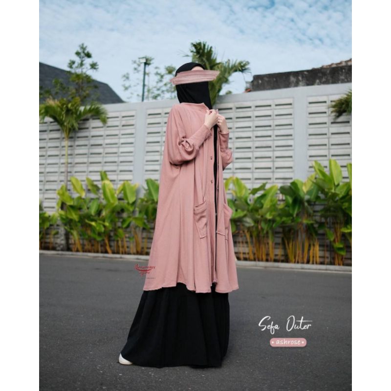 SEFA OUTER BY KHUMAIRA SYARI(Ashrose pink M)