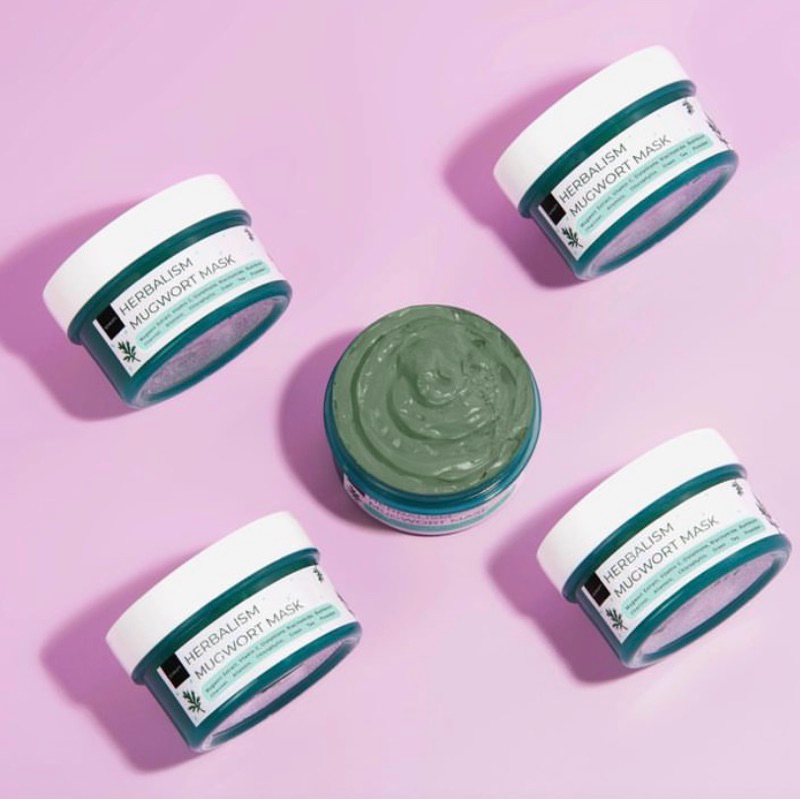 Scarlett Whitening Mugwort Mask | Masker mugwort