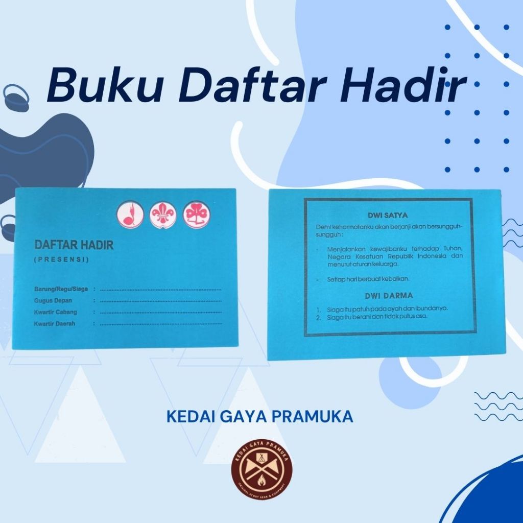 

Buku Absen Daftar Hadir Pramuka Termurah