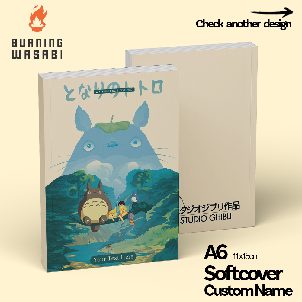 

Buku Saku Pocket Notebook Totoro Ghibli Softcover Custom Nama Anime Jurnal Diary Agenda Planner A6 Polos